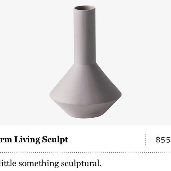 Ferm Living 
Sculpt Vase Pod - Picture 3 of 12